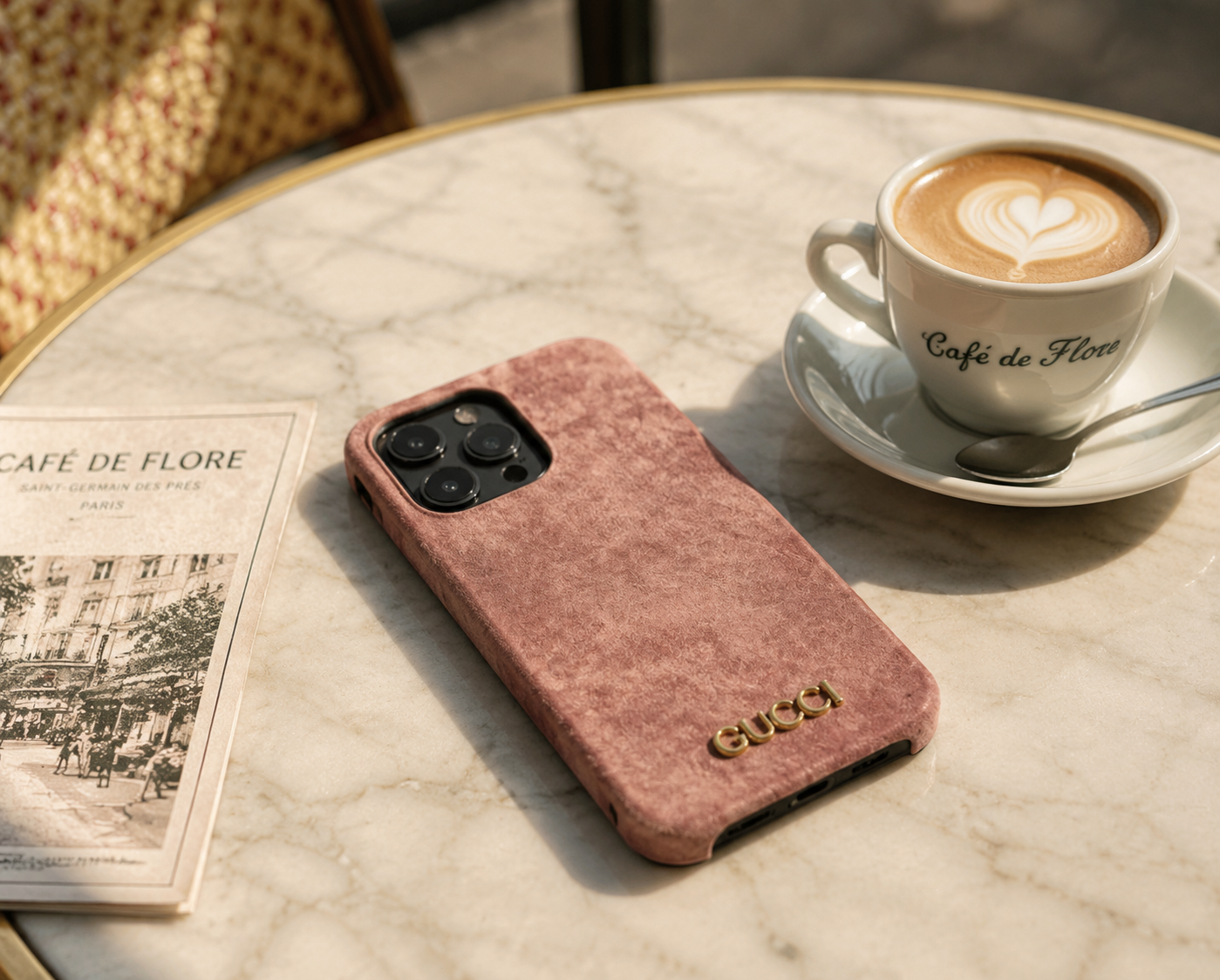 Classic Vintage Suede-Style iPhone Case