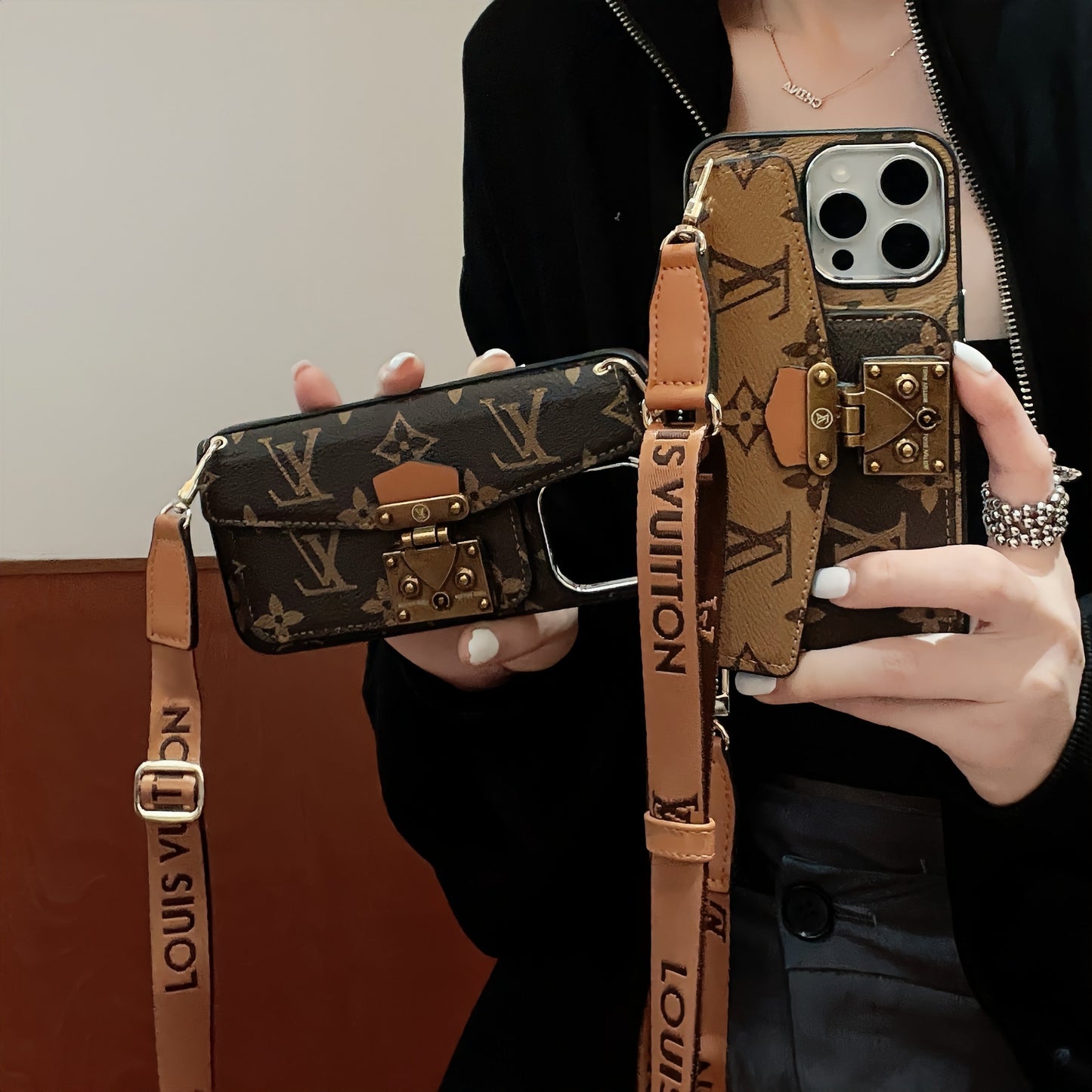 CrossBody Card Holder iPhone Case