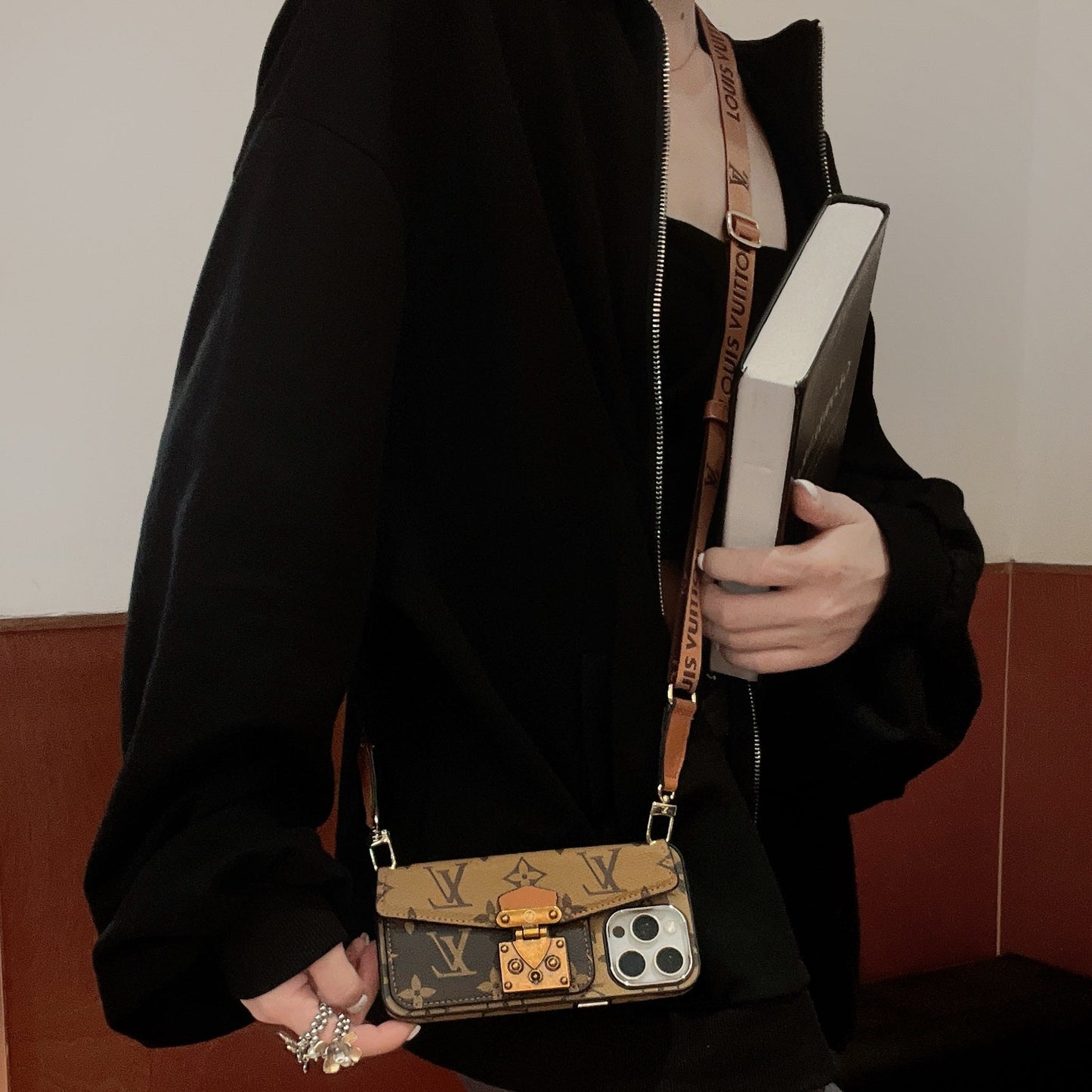 CrossBody Card Holder iPhone Case
