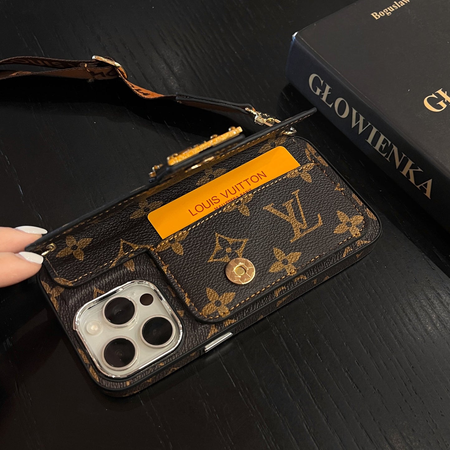 CrossBody Card Holder iPhone Case
