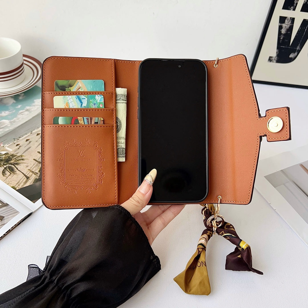 Elegant Designer Style Chain Phone Case Wallet