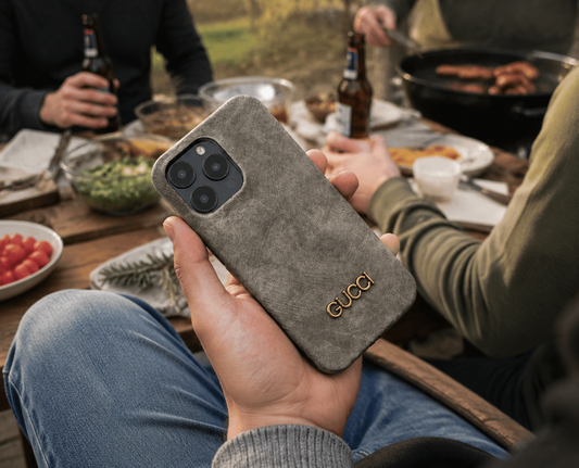 Classic Vintage Suede-Style iPhone Case